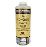 ConSandtrate Concrete Crack Filler - Tan - 3 lb. (Single Bottle) for Filling in Concrete Cracks on driveways, walkways and patios