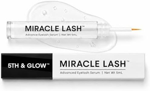 5th & Glow Miracle Lash Enhancing Serum, Eyelash Serum to Nourish, Hydrate, and Protect Eyelashes, Lash Serum for Eyelash Growth