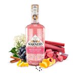 Warner’s Rhubarb Gin 70cl, Premium Fruit Gin, Flavoured Gin, Great for Gin Gifts, Naturally Pink Gin With Real Rhubarb Juice, Ideal For Gin Based Cocktails inc. Gin & Tonic, Tom Collins, or a Martini