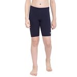 Speedo Boy's Endurance+ High Chlorine Resistant UPF 40+ Sun Protection Essential Jammer - True Navy & Spritz