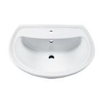 American Standard Cadet Pedestal Sink Basin with Center Faucet Hole Only, 0236001.020