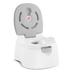 Munchkin Arm & Hammer Multi-Stage 3-in-1 Potty Seat, (Potty Chair, Trainer Ring and Step Stool), Grey