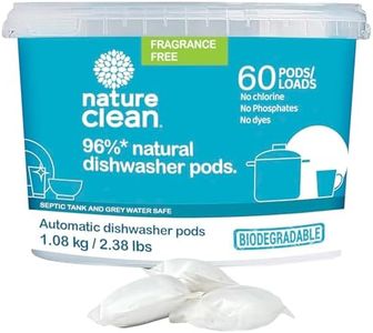 Nature Clean Automatic Dishwasher Pacs, 60 Count