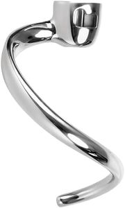Stainless Steel Spiral Dough Hook for KitchenAid 4.5QT & 5QT Tilt-Head Stand Mixer, Efficient Dough Hook Attachment for Bread, Pizza & Pasta, Dishwasher Safe