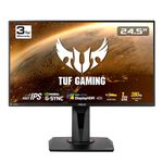 ASUS TUF Gaming VG259QM 24.5” Monitor, 1080P Full HD (1920 x 1080), Fast IPS, 280Hz (Supports 144Hz), G-SYNC Compatible, Extreme Low Motion Blur Sync, 1ms, DisplayHDR™ 400, Eye Care, DisplayPort HDMI