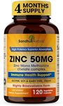 Zinc 50mg Supplement 120 Vegetarian