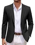 COOFANDY Men Stretch Knitted Blazer