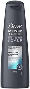 Dove Men+Care Anti-Dandruff Shampoo Dermacare Deep Clean Hydration 2in1 Strengthens scalp and fights dandruff 300mL