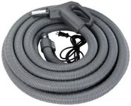 Broan-NuTone BN32DV Central Vacuum System 30-feet Deluxe Dual-Voltage Hose, Grey