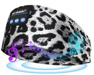 LC-dolida Sleep Headphones Bluetooth Headband, Cozy Wireless Band, Sleep Mask With Bluetooth, Perfect for Side Sleepers, Jogging, Workout, Yoga
