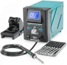 YIHUA 8509-I Precision Hot Air Rework Station - Rapid & Precise Heating, Tiltable Display, 3 Pre-set Channels, 8 Hot Air Nozzles for Micro Soldering SMD Rework & Repair