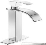 Hoimpro Waterfall Spout Chrome Bath