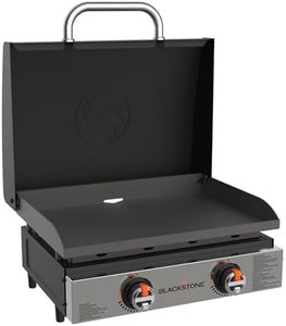 Blackstone 2205 Original 22” Omnivore Tabletop Griddle with Hood, Powder Coated Steel, Black