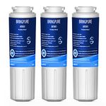 BRINGPURE UKF8001 Refrigerator Water Filter Compatible with Whirlpool EDR4RXD1, EveryDrop Filter 4,Maytag UKF8001AXX-200,UKF8001P,4396395,469006,Puriclean II,RFC0900A,RWF0900A,FMM-2,WF295,WD-F07,3PACK