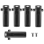 5PCS Handheld Walkie Talkie Intercom Waist Belt Back Clip for Baofeng UV-82, Adopt ergonomic design.