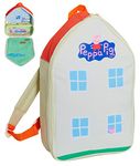 Peppa Pig Backpack Playhouse with Full Interior and Folding Shelf Rucksack Kids Nursery Rucksack Travel Toy Bag