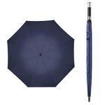 Ash & Roh Umbrella for Men - Premium Auto Open Folding Umbrella for Men & Women - Large, Windproof, & Waterproof Umbrella Stylish Design- Easy Open/Close - Ideal for Rainy Days, Golf (Blue)