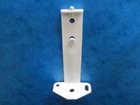 uk-blinds VERTICAL BLIND LONGER EXTENSION FACE FIX FRAME BRACKETS 110mm PROJECTION FOR SLIMLINE TRACK SYSTEM. (10 EXTENSION BRACKET)