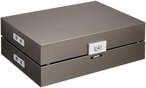 Nakabayashi A4K-1 Payment Box with Key Metallic Gray