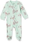 Amazon Essentials Disney | Marvel | Star Wars Unisex Babies' Snug-Fit Cotton Pyjama Sleepwear Sets, Mickey Winter - Sleep & Play, 3-6 Months