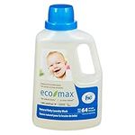 Eco-Max 2x Concentrated Natural Baby Laundry Wash, 1.89L, Scent Free