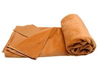 VARDHMAN Super Soft Velvet Finish Polar Fleece Felt Fabric, Size 39 x 32 inch Used in Home Decor, Cushions & DIY Soft Toys Making, Dresses, Art & Craft, Jackets, etc- Light Brown