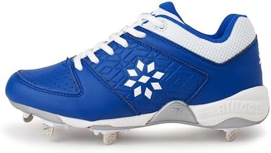 RIP-IT Women's Diamond Metal Softball Cleats - Softball Shoes for Women, Royal, 8.5
