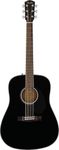 Fender CD-60S Dreadnought Acoustic Guitar, with 2-Year Warranty, Black