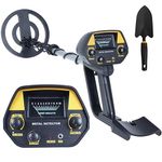 TECLUNG Metal Detector for Kids, High Accuracy Gold Detector with 8" Waterproof Search Coil, Adjustable Stem, All Metal & DISC Mode, Lightweight & Kids Metal Detectors for Treasure Hunting GTX4030