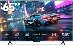 iFFALCON 65-Inch Class U85 Series QD-Mini LED 4K UHD Google Smart TV - QLED, HDR 1000 nits, 7000:1 Contrast, 144Hz Game Mode Pro, 288Hz DLG, Dolby Vision IQ, Dolby Atmos, Slim Unibody (65U85, 2025)