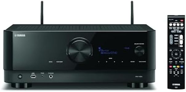 Yamaha AV Receiver RX-V6A - Network Receiver with Dolby Atmos Height Virtualizer, Gaming Functions and Voice Control, all-Round Talent with 7.2 Channels, in Black