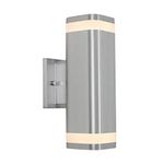 Artika Mettle 9W Indoor/OutdoorLED Wall Sconce, Stainless Steel - Ideal for Porch, Garage, Living Room, Bedroom, Hallway - 630 Lumens 3000 Kelvin, No Bulb Required