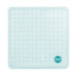 We R Memory Keepers Glass Cutting Mat, White, Sturdy Craft Work Surface, Easy Cleanup, Measuring, Draw Straight Lines, Good for Polymer Clay, Ink, Paint, Card Making, Paper Cutting, and More