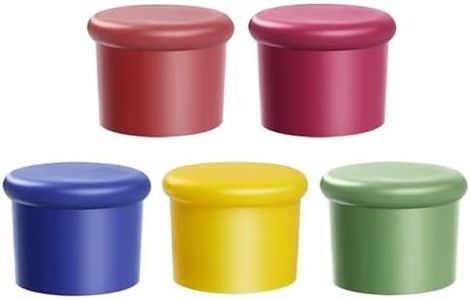 KARP Colorful Reusable Silicone Wine Bottle Stopper, Decorate Wine Outlet Cap, Cute Wine Toppers for Preserver (Assorted Color- 6 Nos)