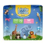 LITTLESMILE Baby Pants Extra Absorb Diapers - Medium -70 Pieces