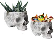 Halloween Skull Candy Dish Trick or