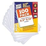 Clear Sheet Protectors, 8.5x11 Inch for 3 Ring Binder, Plastic Sheet Sleeves, Top Loading Paper Protector with Reinforced Holes, Archival Safe for Documents and Photos