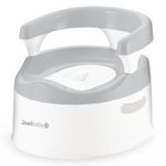 Jool Baby Potty Chair for Toddler Toilet Training - Splash Guard & Back Support (Grey)