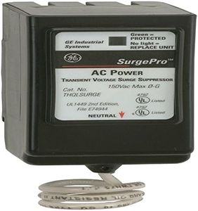 GE THQLSURGE SURGE PROTECTION Whole Home Surge Protection Unit-Panel Mount Surge Protection Unit-Panel Mount 27KA Plug-in design installs like a circuit breaker it safeguards sensitive electronic equipment like computerstelevisionsetc.