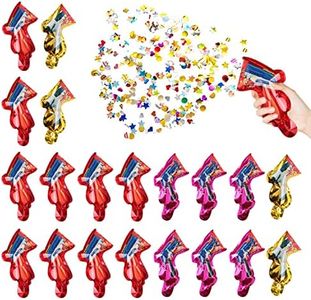 LSYYSL Pack of 20 confetti cannon set, party popper, confetti shooter, confetti bomb, for wedding, birthday, anniversary, Valentine's Day, carnival.