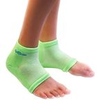 KidSole RX Gel Sports Sock for Kids with heel sensitivity from Severs Disease and General Foot and Heel Pain, Neon Green, (26 CM) Kids Size 6.5-8.5