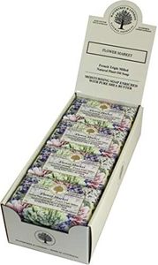 Wavertree & London Flower Market Scented Natural Soap (8 Bars), 7oz Moisturizing French Triple Milled Soap Bars enriched with shea butter - Pure Plant Oil Bath & Body Soap for All Skin Types