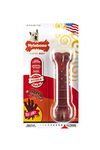 Nylabone Extreme Tough Dog Chew Toy Bone, Durable, Cleans Teeth, Beef Jerky Flavour, Small, for Dogs Up to 11 kg