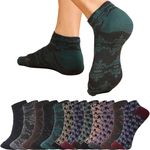 London Hills women socks ankle length || Ankle Socks for Women || Premium Cotton women socks, Ideal for Daily Casual Wear/Gym/Office - Free Size - Assorted - Colours and styles may vary