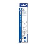 Staedtler Norica 132 46 Rubber Tip Pencil-Pack Of 12|Black