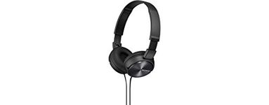 Sony MDRZX310 Foldable Headphones - Metallic Black