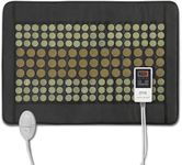 UTK Infrared Heating Pads for Back, Far Infrared Heating Pad for Pain Relief, Heating Pad with 108 Jade & 42 Tourmaline Stones, Fast Heat up, Carrying Bag Included, Mpro Size: 21x31 Inches