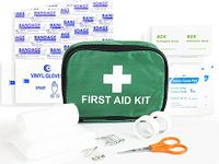 Clay Roberts First Aid Kit, Green, Compact First Aid Kit Bag, Bandages, Dressing Pads Plasters, Emergency & Medical Supplies 1st Aid Kit Bag for Travel Green First Aid Kit Travel, Camping, Travel Kits