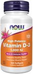 NOW Foods Supplements, Vitamin D-3 