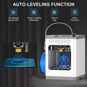 WEEFUN Tina2 3D Printer – Auto Leveling, Compact Desktop